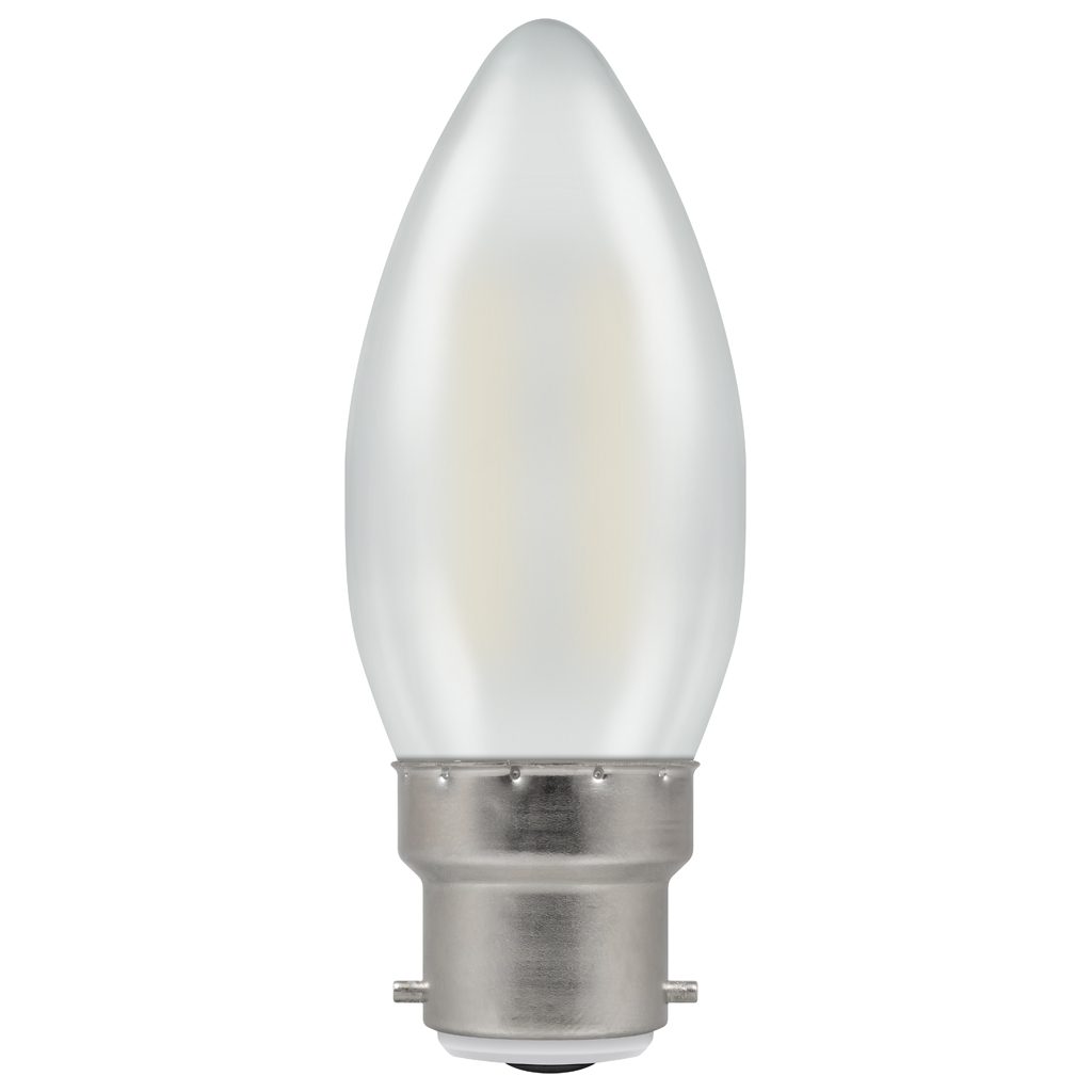 15395 - LED Candle Filament Pearl • Dimmable • 2.5W • 2700K • BC-B22d