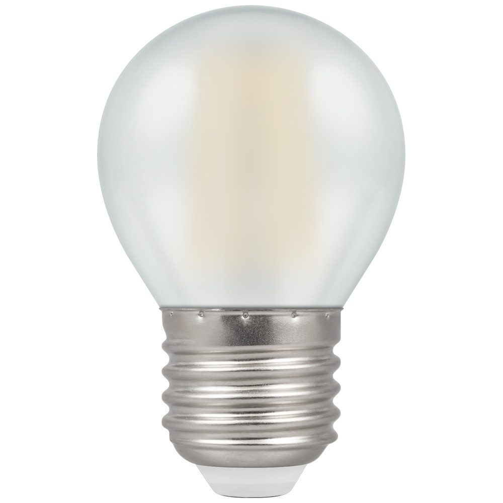 7277 - LED Round Filament Pearl 5W Dimmable 2700K ES-E27