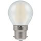 7253 - LED Round Filament Pearl 5W Dimmable 2700K BC-B22d