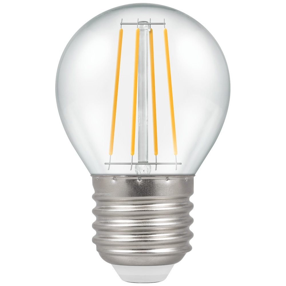 7239 - LED Round Filament Clear 5W Dimmable 2700K ES-E27