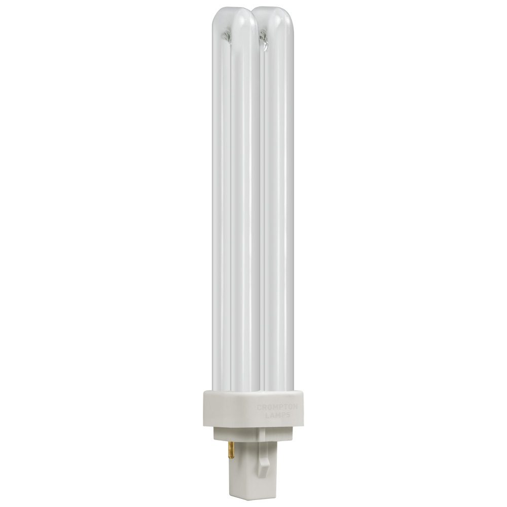 3500k White Crompton Compact Fluorescent D type 2 Pin CLD26SW 