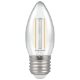 15340 - LED Candle Filament Clear • Dimmable • 2.5W • 2700K • ES-E27
