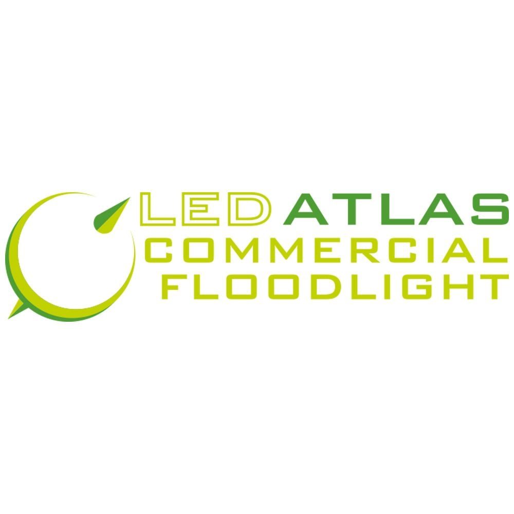 Atlas Commercial LED Floodlight c/w Photocell 100w 4000k