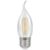 12158 - LED Bent Tip Candle Filament Clear 5W 2700K ES-E27