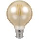 4269 - LED Globe G80 Filament Antique 5W Dimmable 2200K BC-B22d