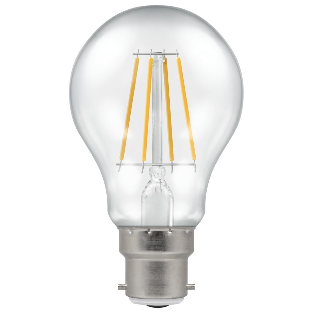 15487 - LED GLS Filament Clear • Dimmable • 7.5W • 4000K • BC-B22d