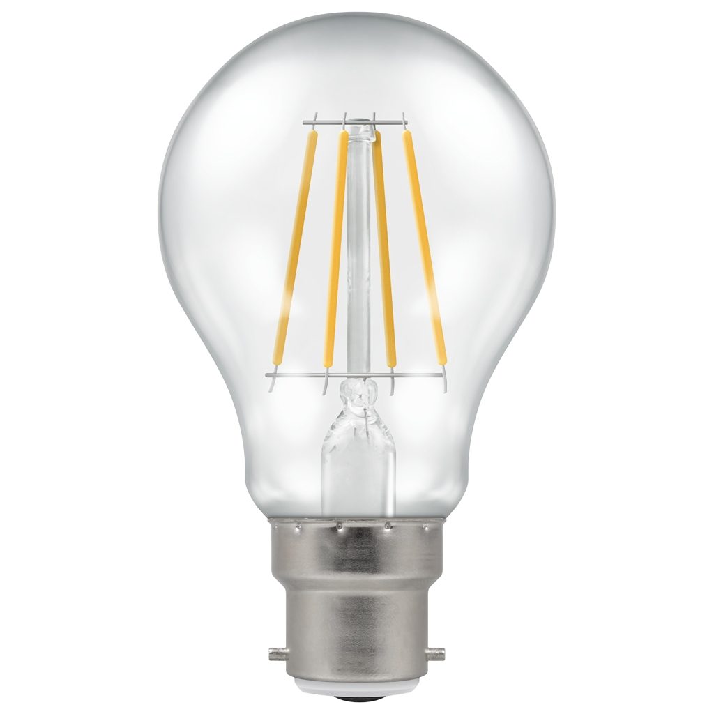 15487 - LED GLS Filament Clear • Dimmable • 7.5W • 4000K • BC-B22d