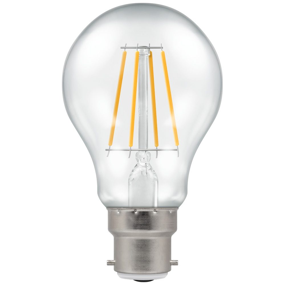 4207 - LED GLS Filament Clear 7.5W Dimmable 2700K BC-B22d
