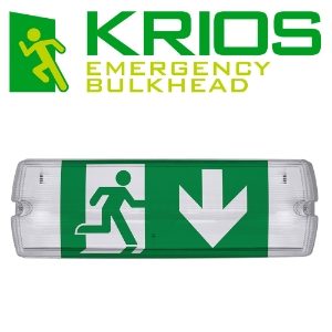 Krios • LED Emergency Bulkhead