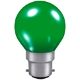 ROU25GBC - Coloured Round 25W Green BC-B22d