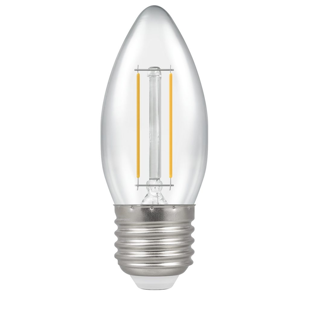 15623 - LED Candle Filament Clear • 2.2W • 2700K • ES-E27
