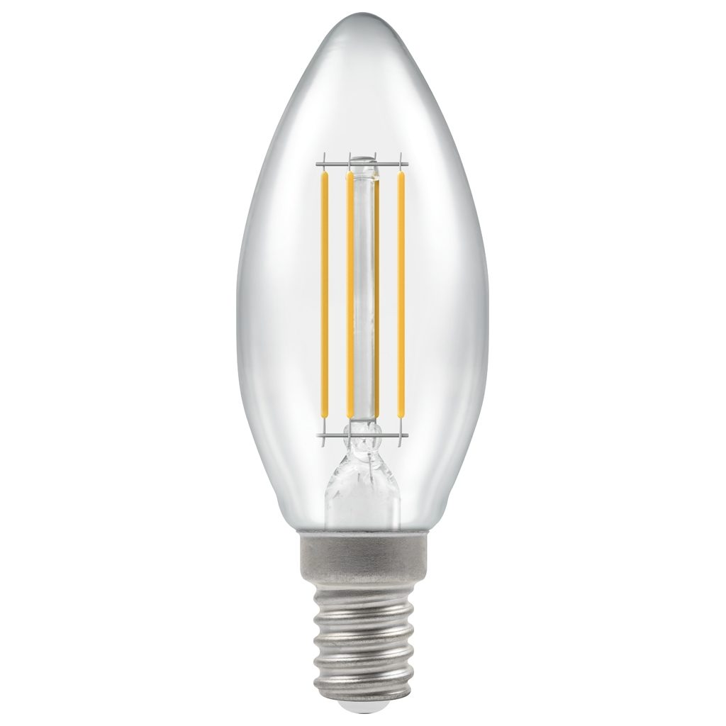 15616 - LED Candle Filament Clear • 4.2W • 2700K • SES-E14