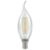 12165 - LED Bent Tip Candle Filament Clear 5W 2700K SES-E14