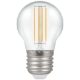 LED Filament Round 4W ES-E27 Clear Warm White