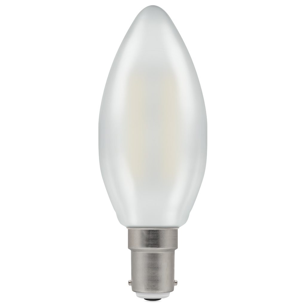 15906 - LED Candle Filament Pearl • 2.2W • 4000K • SBC-B15d