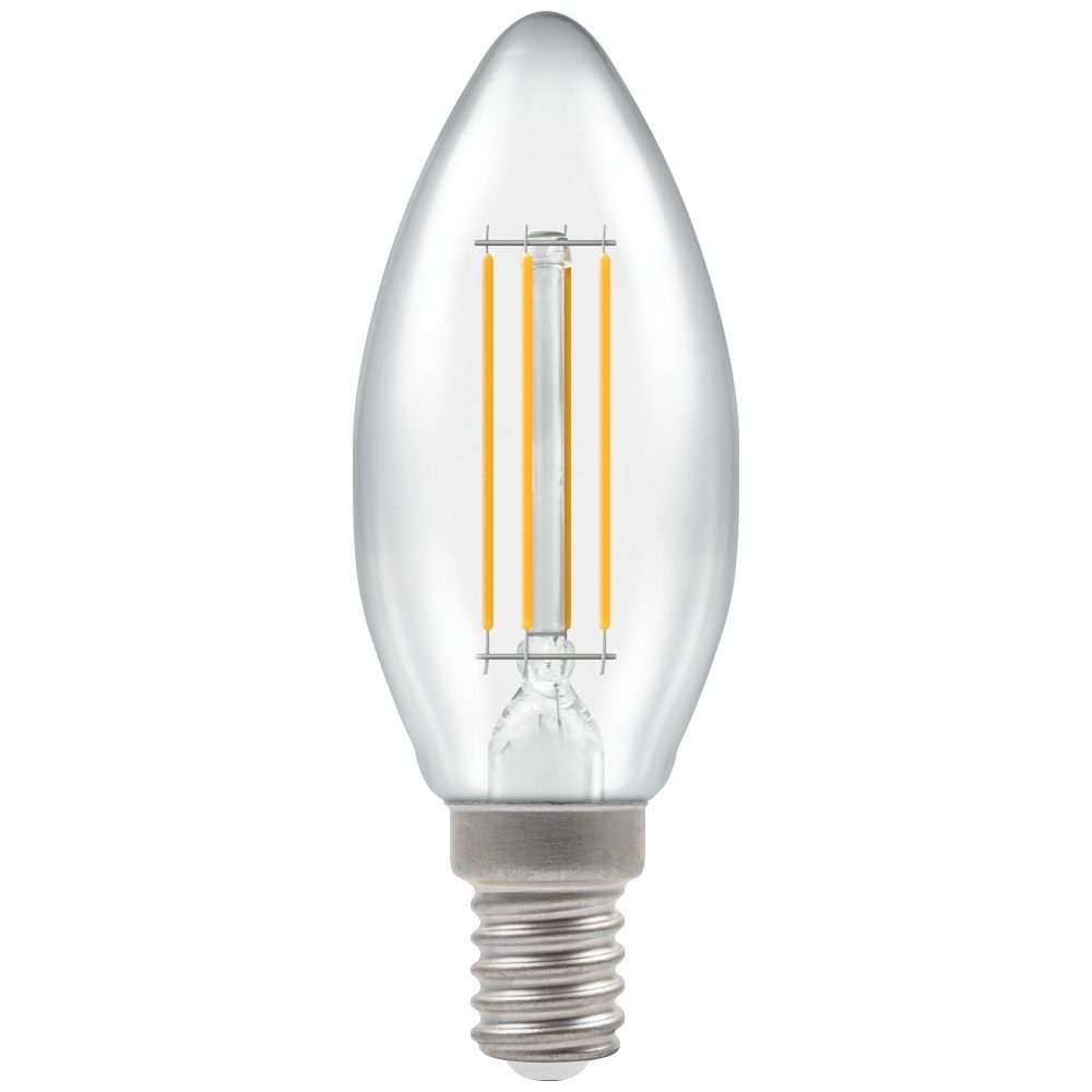 7161 - LED Candle Filament Clear 5W Dimmable 2700K SES-E14