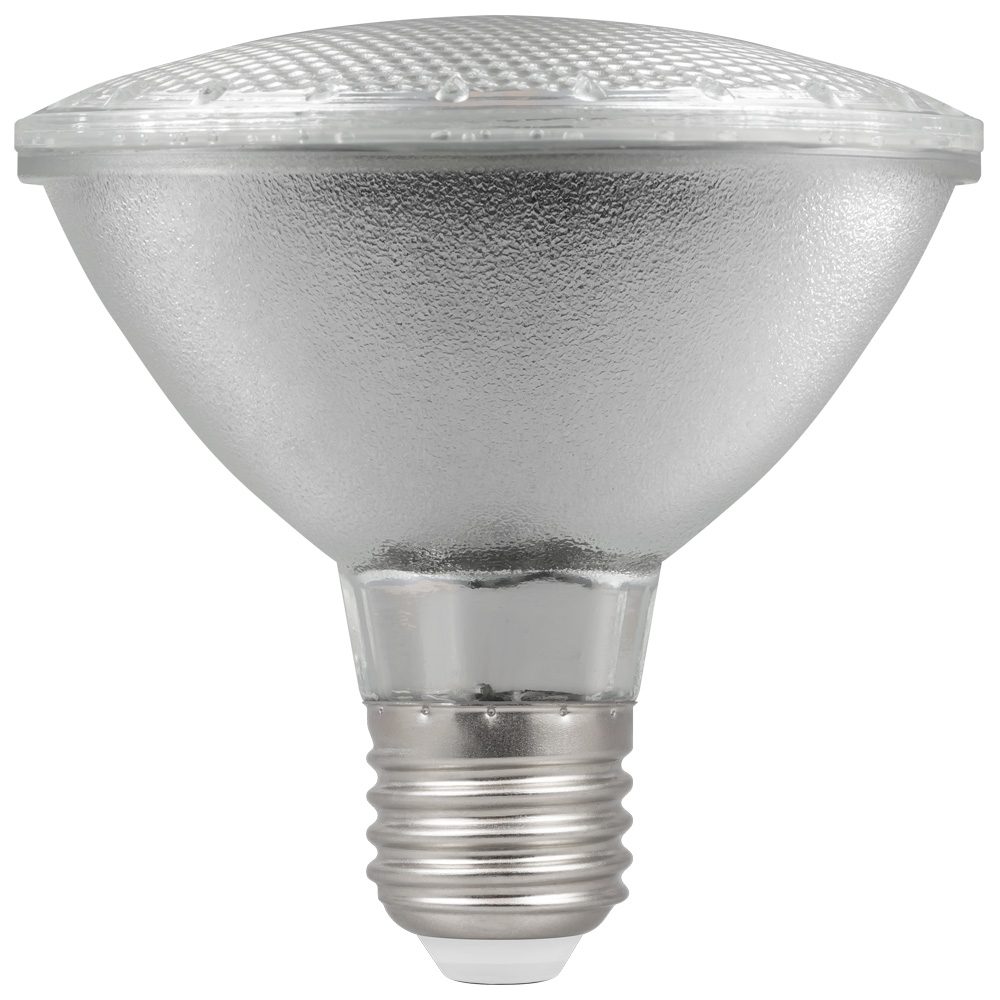 4597 - LED PAR30 Clear 9W Dimmable 2700K ES-E27 - Crompton Lamps Ltd