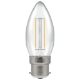 15661 - LED Candle Filament Clear • 2.2W • 2700K • BC-B22d