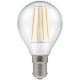 7222 - LED Round Filament Clear 5W Dimmable 2700K SBC-B15d